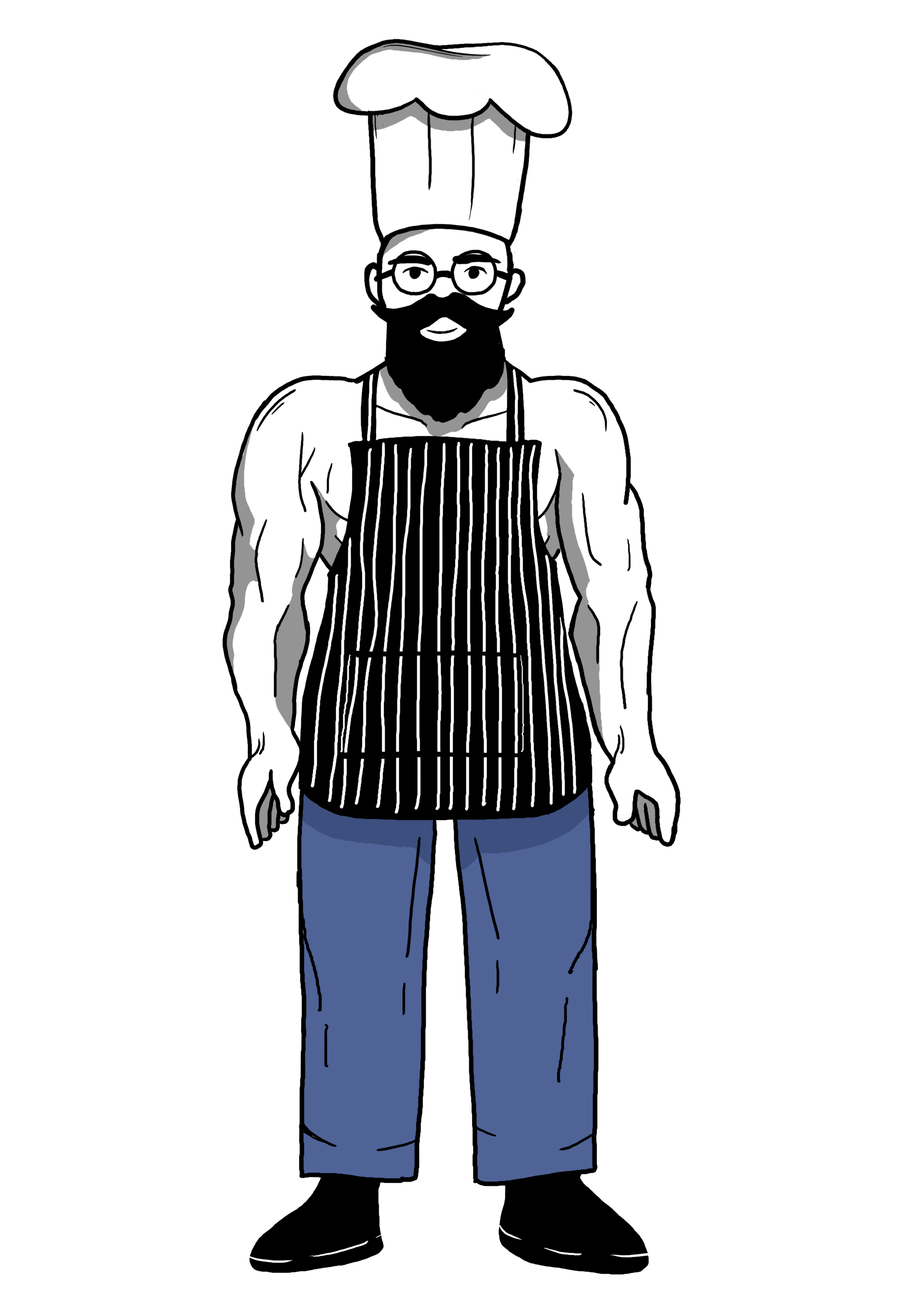 Chef Caleb Posing